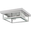 Quoizel Westover 2-Light Stainless Steel Outdoor Flush Mount WVR1612SS